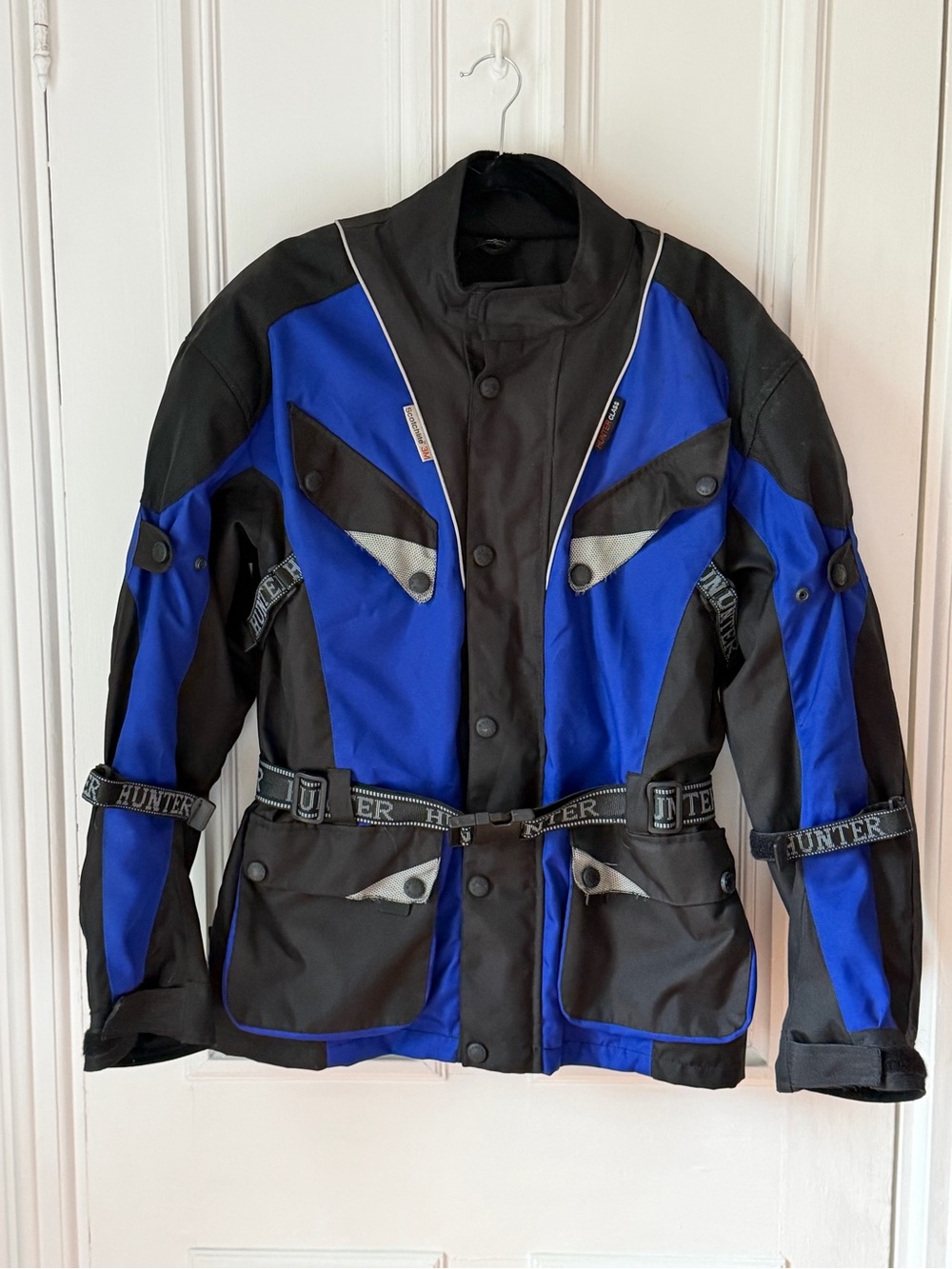 Men’s Vintage Scotchlite Hunter Class Cordura Motorcycle Touring Jacket Size XL